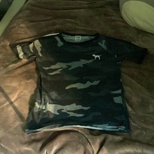 Camo tee from pink